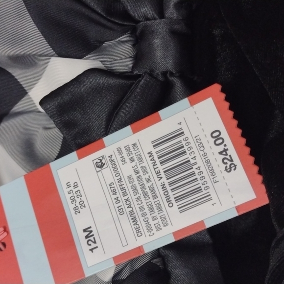 Toddler Girls' Plaid Velour Long Sleeve Dress - Cat & Jack - Picture 6 of 6